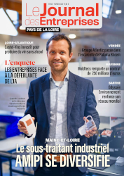 Couverture du Journal des Entreprises Pays de La Loire sur la sous-traitance industrielle et la diversification d'AMIPI