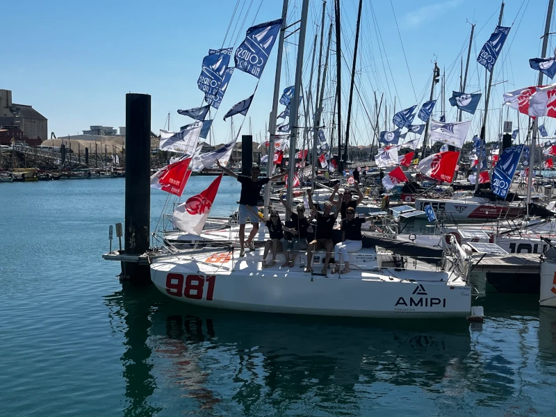 Rencontre AMIPI et Noé Ackermann aux Sables d'Olonne - Mini Atlantique 2026