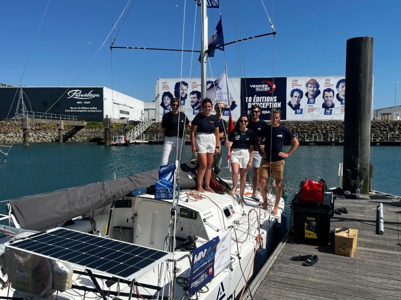 Rencontre AMIPI et Noé Ackermann aux Sables d'Olonne - Mini Atlantique 2026