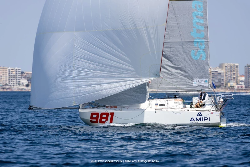 Départ Mini Atlantique 2026 - Noé Ackermann